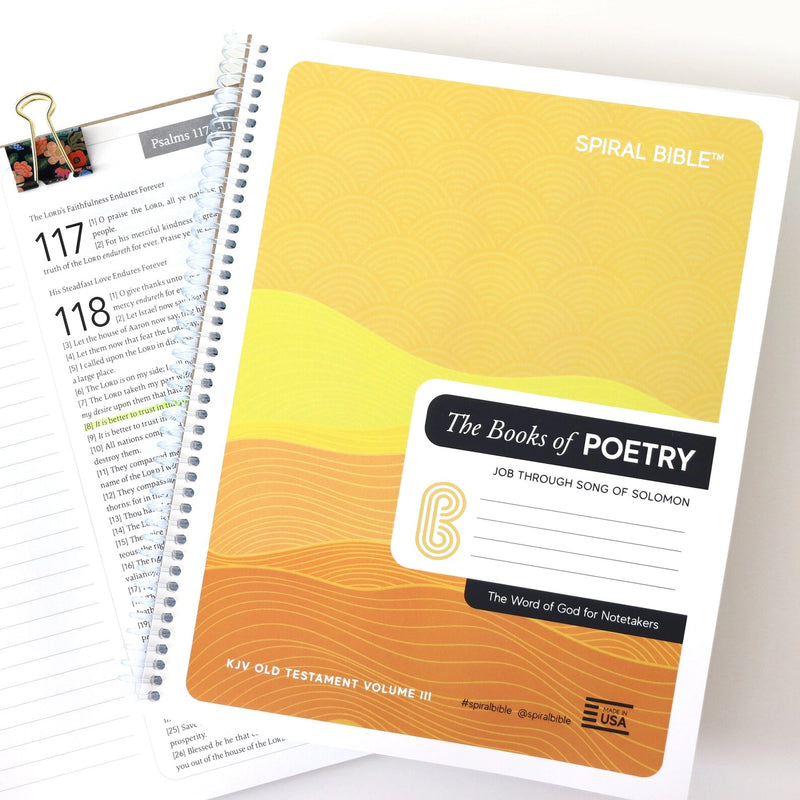 Spiral Bible™ KJV Volume 3 | Job - Song of Solomon