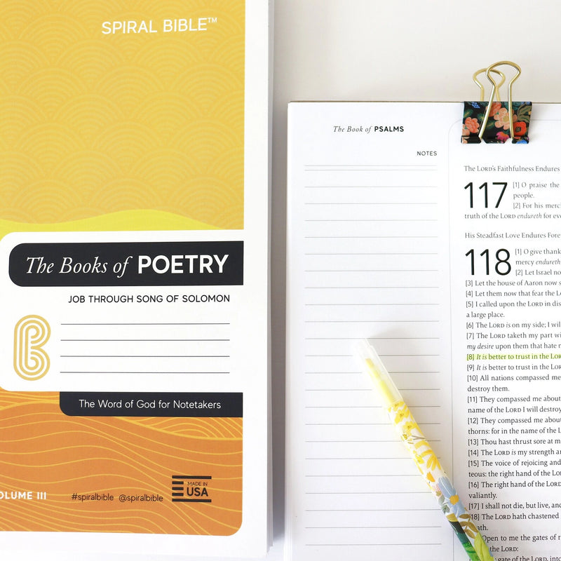 Spiral Bible™ KJV Volume 3 | Job - Song of Solomon