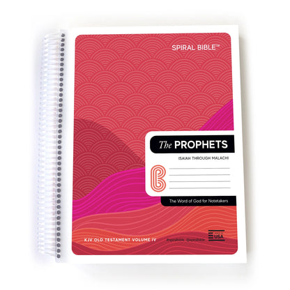 PRE-ORDER | Spiral Bible™ KJV Volume 4: The Prophets: Isaiah - Malachi