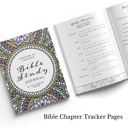 Chapter by Chapter Bible Study Journal & Coloring Book