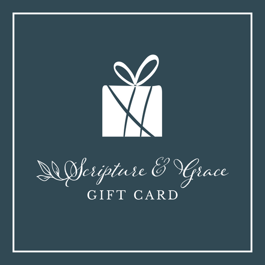 Scripture And Grace Gift Card with FREE Printable Envelope & Card Set